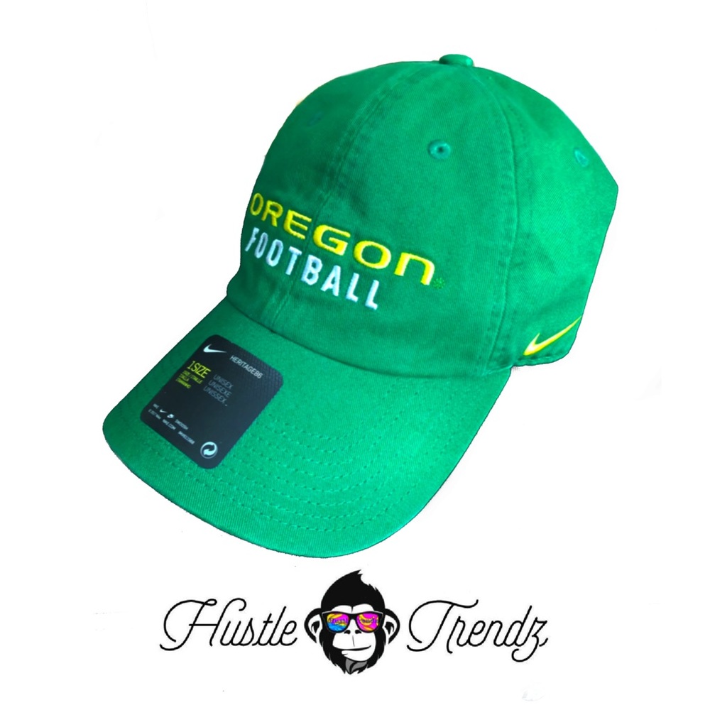 Nike Oregon Football Apple Green Baseball Cap